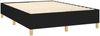 vidaXL Polsterbett mit Matratze Schwarz 140x190 cm Stoff Bild 4
