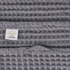 Badehandtuch Set mit Badematte 11-teilig Grau Baumwolle Zero-Twist-Garn Bild 5