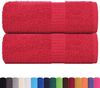 vidaXL Waschtücher FROGN 2 Stk. Rot 30x30 cm 360 g/m² 136920 Bild 2