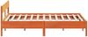 vidaXL Massivholzbett ohne Matratze Wachsbraun 180x200 Kiefernholz 3216214 Bild 5