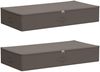 vidaXL Aufbewahrungsbox 2 pcs Grau 100 x 50 x 18 cm Vliesstoff 42024643 Bild 2