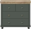 Home affaire Schubkastenkommode Evora mit 4 Schubladen, 90x42x80,5 cm (BxTxH), FSC®-zertifiziert, Kommode mit MDF-Applikationen, Landhausstil, passende Ergänzung Bild 3