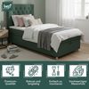 Best for Home Boxspringbett Trinity K-14 Boxspringbett mit Bettkasten & Bonnell-Federkern (Einzelbett, Polsterbett gepolstertes Kopfteil, Jugendbett, Kinderbett, 70x200 80x200 90x200 100x200 cm), Handwerksqualität, TOP Preis-Leistungs-Verhältnis Bild 2