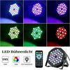 WILGOON LED Discolicht 36W Disco Partylicht DMX PAR Can Licht RGB Bühnenlicht Party DJ Show, LED fest integriert, RGB, 36 LEDs RGB Bühnenlicht, Discolicht Scheinwerfer Beleuchtung für DJ Bild 4