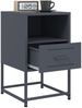 vidaXL Nachttische 2 Stk. Anthrazit 36x39x60,5 cm Stahl 846559 Bild 4