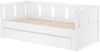 Ausziehbett 2-in-1-Bett, Einzel- und Doppelbett in einem, Kiefer weiß, V-60.78W-09, Rollrost inkl. Bild 3
