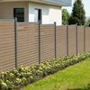 HOME DELUXE WPC Sichtschutzzaun ALIRA Teak - 2 x Element + 3 x Pfosten Bild 2