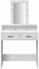vidaXL Schminktisch mit Schubladen Weiß 79 x 41 x 140 cm Holzwerkstoff 865163 Bild 5