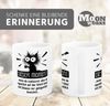 MoonWorks Tasse Tasse Spruch Arbeit Job Motiv Katze Lustig Dieser Moment Bürotasse, Keramik Bild 2