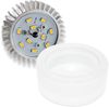 Deckenlampen LED Wohnzimmerlampe Gestell chromfarben Warmweiß Bild 3