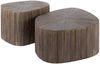 KAWOLA Couchtisch INKA Set 2-tlg. XL Teakholz braun viereckig 31 x 68 x 73 cm Bild 3