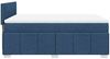 vidaXL Boxspringbett mit Matratze Blau 140x200 cm Stoff 3287097 Bild 5