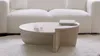 Vente-unique - ALOEVA Couchtisch Holz, Platte Schwarz - B 60 cm x H 30 cm x L 90 cm Bild 2
