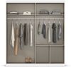 rauch Frieda, Kleiderschrank im Landhausstil, 4-türig, 4 Schubladen, mit 2 Kleiderstangen und 2 Einlegeböden, Farbe Beige, BxHxT 181x203x56cm Bild 5