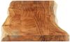 vidaXL Tischplatte 110x40x3,8cm Rechteckig Massivholz Akazie Baumkante 370637 Bild 4