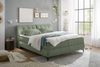 Boxbett >ATLANTIS 6< Liegefläche 180x200 cm, Bezug in olive - 185x102x240cm (BxHxT) Bild 2