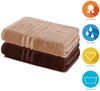 Lavea Badetuch Elena 2er Set Badetücher 100x150 cm, Duschtuch, 500 g/m² Frottier, weich & saugstark, pflegeleicht Bild 2