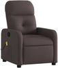 vidaXL Massagesessel Dunkelbraun Stoff 374211 Bild 3