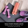 Ninja Thirsti Wasserflasche, Thermobecher to go, 700ml, auslaufsicherer Deckel, für kohlensäurehaltige, heiße & kalte Getränke, dreifach isolierter Travel Mug, Edelstahlflasche, Koralle, DW2401EUUKPE Bild 4