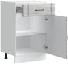 vidaXL Küchen-Unterschrank Lucca Grau Sonoma Holzwerkstoff 853723 Bild 5