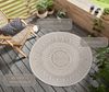 NORTHRUGS Teppich Porto Wendeteppich, rund, Höhe: 5 mm, In-& Outdoor, Wetterfest, Balkon, Garten, Wohnzimmer, Wasserfest Bild 3