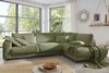 KAWOLA Sofa MADELINE Ecksofa Cord olivgrün Recamiere rechts 86 x 224 x 325 cm Bild 2