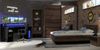 Jugendzimmer Gamingzimmer Tezaur Jacky 5 teiliges Komplett Set mit großem Gamertisch Computertisch Schreibtisch 140x200 Jugendbett Schwebetürenschrank Kleiderschrank Standregal - MD110846 Bild 5