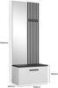 AX LIVING Kleiderschrank mit Spiegel Rosanno II - 80,6 cm, Grau JS100 Bild 3