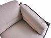 Gartensessel Delux von Brafab aus Edelstahl und Stoff, modern mit Kissen, schwarz-beige Bild 3