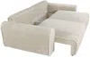 Vente-unique - TELARO Sofa Stoff Beige - B 138 cm x H 94 cm x L 286 cm Bild 5