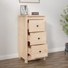 Sideboard 40 x 35 x 80 cm Massivholz Kiefer [813739] Bild 3