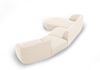 Micadoni Modulares Sofa Miley mit Recamiere 4-Sitzer Links Chenille Haga Helles Beige Bild 4