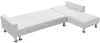 Vente-unique - WILLIS Sofa Kunstleder Weiß - B 173 cm x H 79 cm x L 290 cm Bild 5