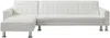 Vente-unique - WILLIS Sofa Kunstleder Weiß - B 173 cm x H 79 cm x L 290 cm Bild 3