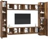 10-tlg. TV-Schrank Altholz 30,5 x 30 x 90 cm Holzwerkstoff Bild 3
