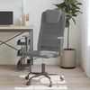 vidaXL Bürostuhl Höhenverstellbar Grau Netzstoff und Kunstleder 353020 Bild 1