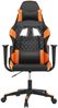 vidaXL Gaming-Stuhl mit Massagefunktion Schwarz und Orange Kunstleder 345517 Bild 3