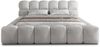 wonello Polsterbett Mira (das Original), Bett mit Bettkasten und Lattenrost – eleganter Boucle-Stoff Bild 3
