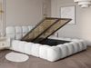 wonello Polsterbett Mira (das Original), Bett mit Bettkasten und Lattenrost – eleganter Boucle-Stoff Bild 2