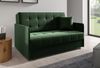 Zweiersessel YORK III mit Steppung, 2-Sitzer Schlafsofa, Jugendsofa mit Schlaffunktion, ausziehbare Couch, mit Bettkasten, inkl. Kissen, Kronos 14, 85 x 97 x 140 cm Bild 2