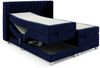 Boxspringbett Elektrisch Bett MAGNUS 180x200cm in Stoff Salvador Dunkelblau Bild 2