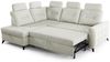 Ecksofa Schlafsofa Sofa WENDIE Stoff Hold Me Hellbeige Ottomane Links Bild 3