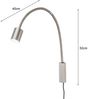 Fischer & Honsel 30499 LED Bettleuchte Flex Justi nickelfarben 3000K Bild 4