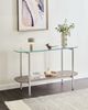 Konsolentisch LOVELL Sicherheitsglas Silber Bild 3