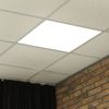LED, Deckenleuchte, Aluminium, Weiß, quadratisch, H 2,5 cm Bild 3