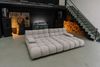 KAWOLA Big Sofa VIVIEN Feincord grau 85 x 178 x 296 cm Bild 2