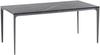 Gartentisch SOVARETO 180 cm 90 cm Marmor Optik Schwarzer Marmor Bild 4