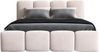Polsterbett DONA 140x200 mit Matratze, Bettkasten und Lattenrost. Farbe: Beige 2 Bild 3
