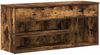 vidaXL Schuhbank Räuchereiche 102x30,5x45 cm Holzwerkstoff 859140 Bild 2