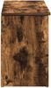 vidaXL Schuhbank Räuchereiche 102x30,5x45 cm Holzwerkstoff 859140 Bild 5